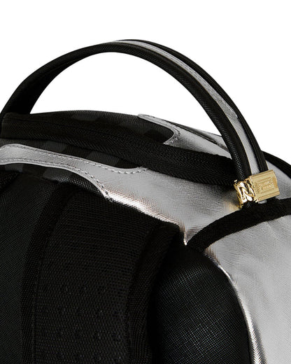 sprayground silver side drip black