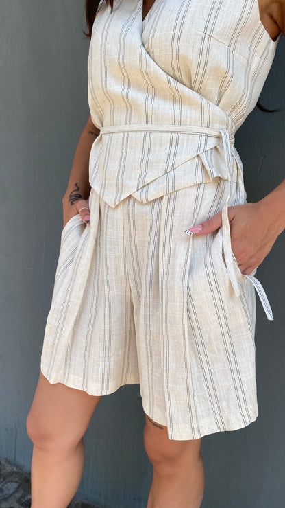 two way short gessato