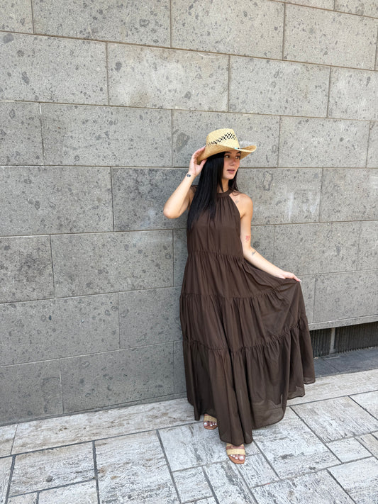 lumina long dress scollo america