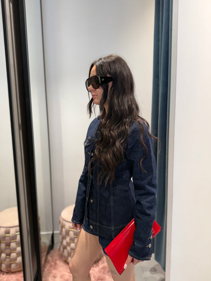 only giacca jeans avvitata