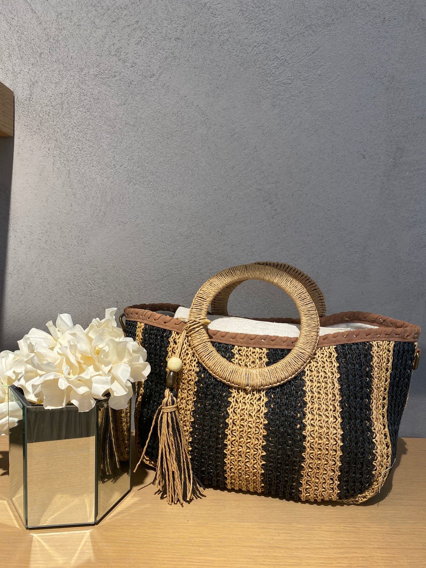 borsa bolsos rafia