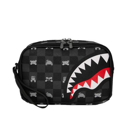 sprayground gray peeking toiletry brick