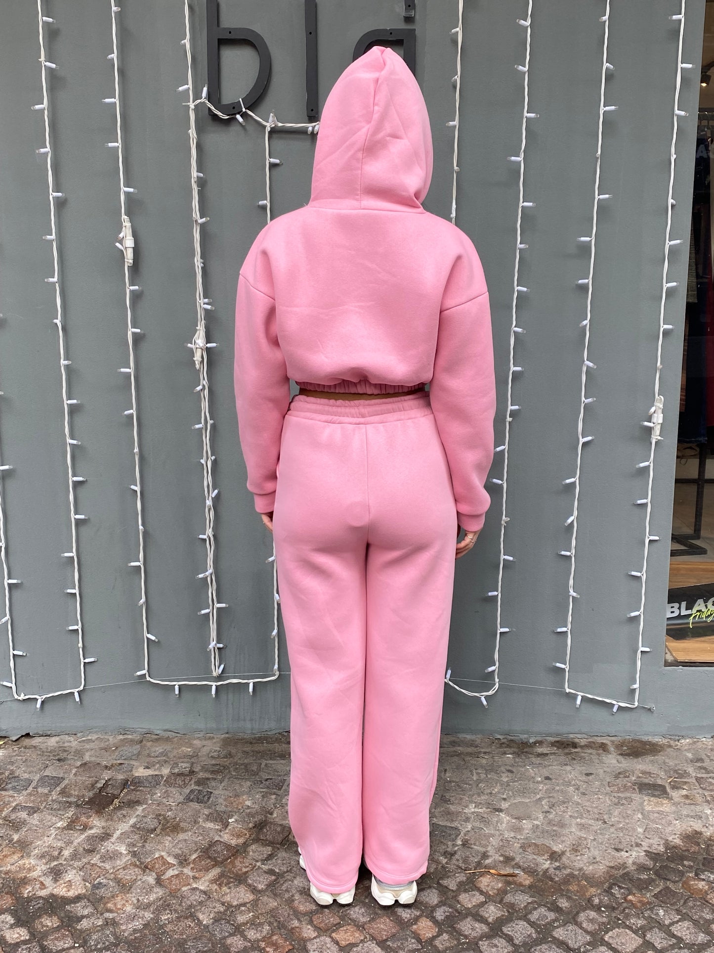 chic tuta felpa crop