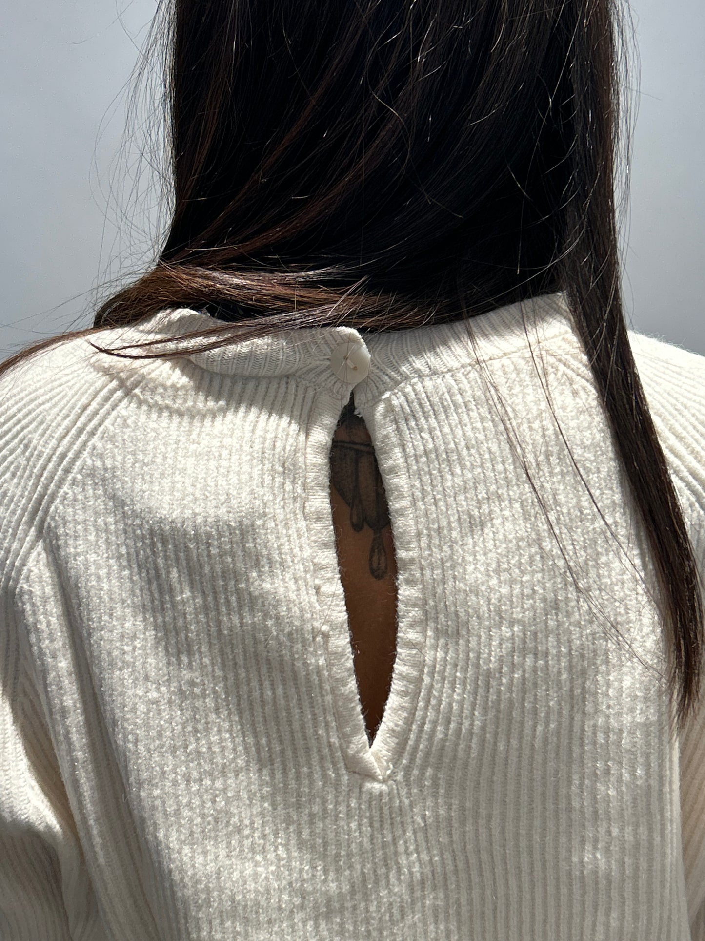 ornella b pull bottoncini manica