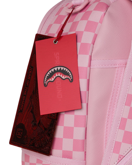 sprayground pink sip patch backpack