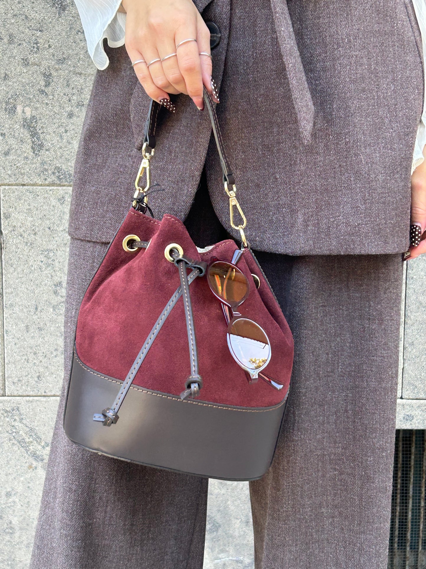 good vibes sacco bicolor