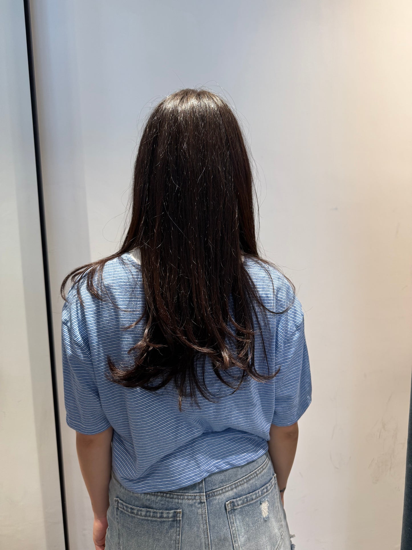 lumina tshirt crop righe