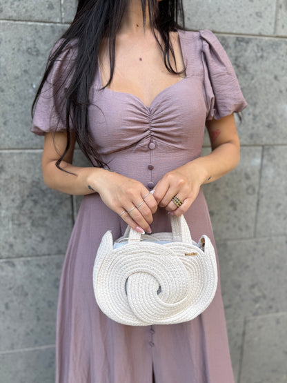 cor01 long dress manica sbuffo