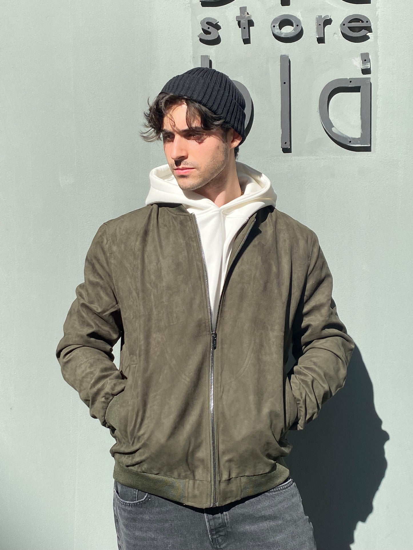 only&sons giubbino camoscio