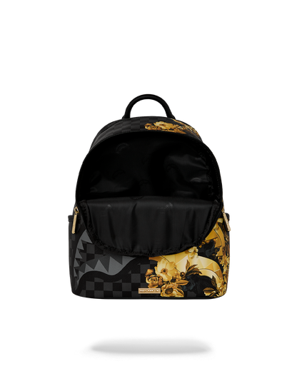 sprayground gold floral savage