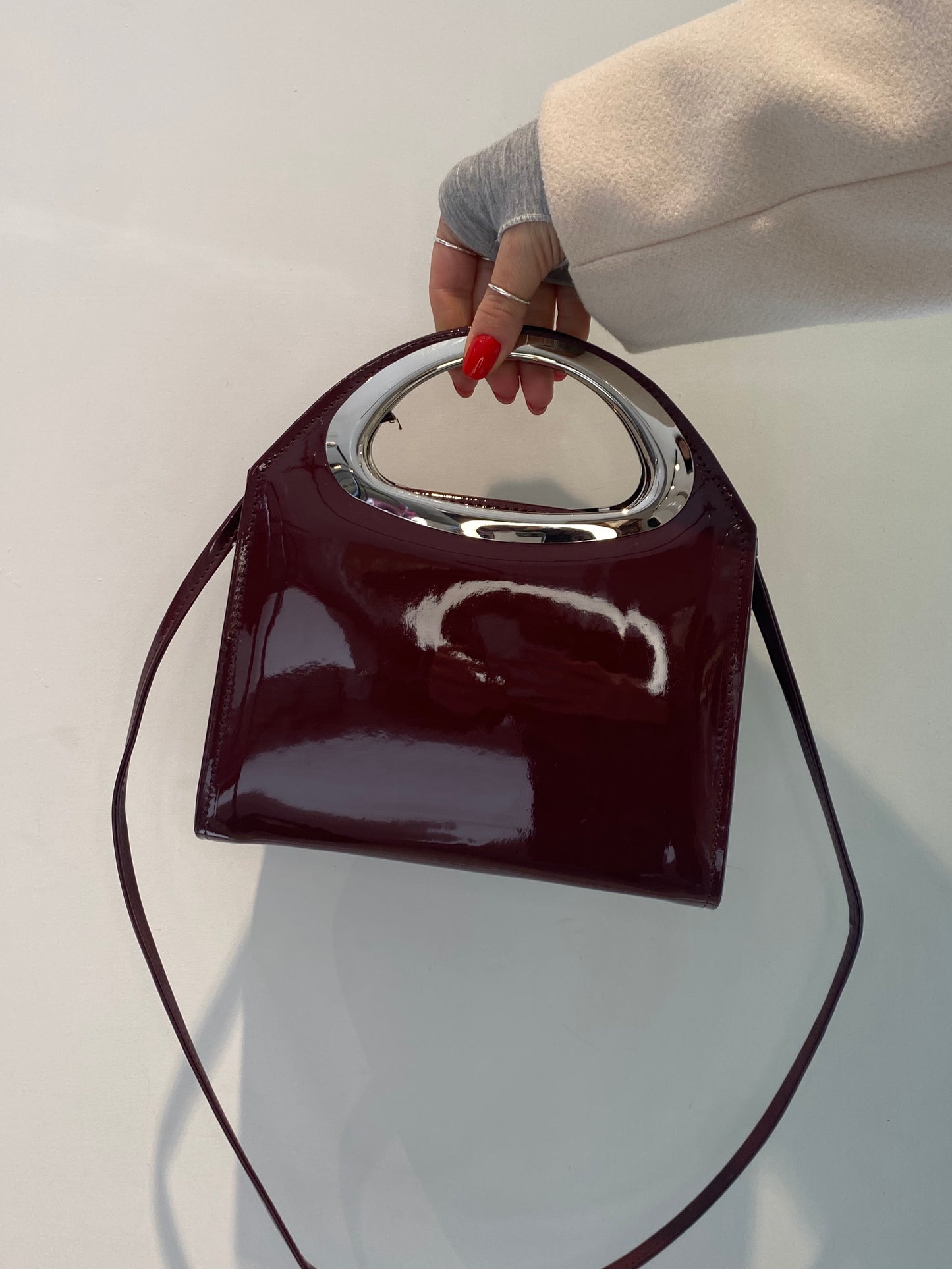 good vibes borsa vernice