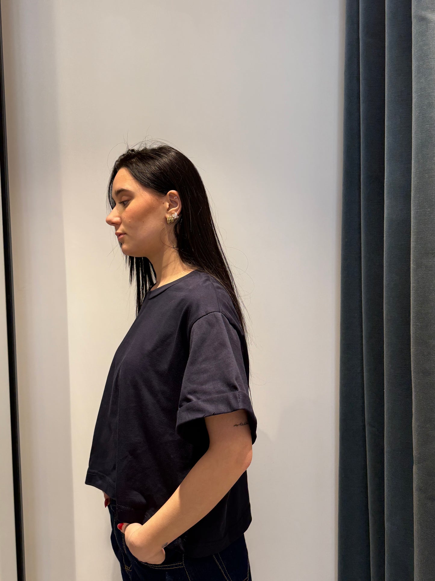 isabel t shirt over drop