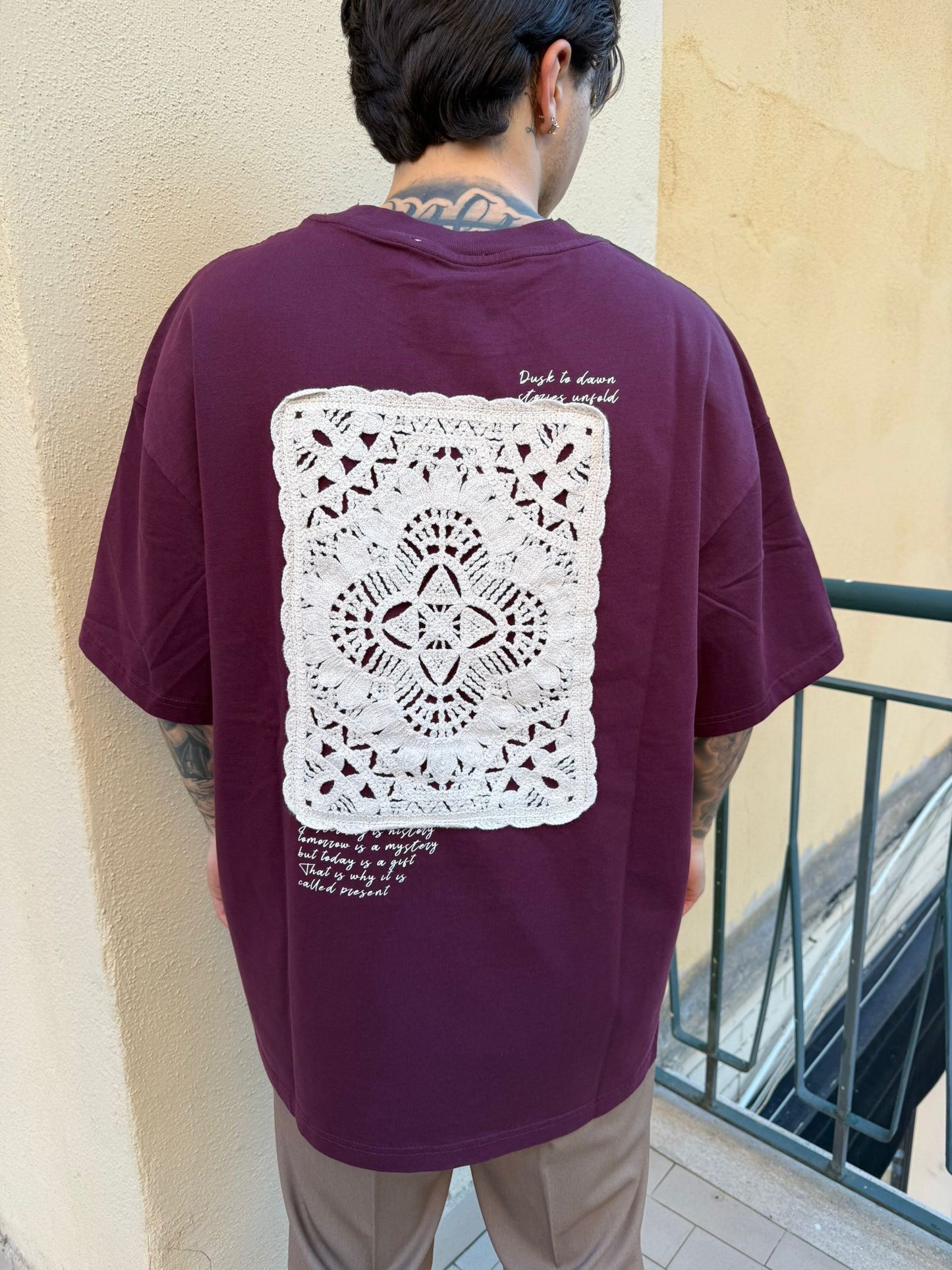 duca t shirt print back
