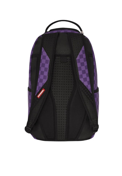 sprayground purple shark in paris backpack
