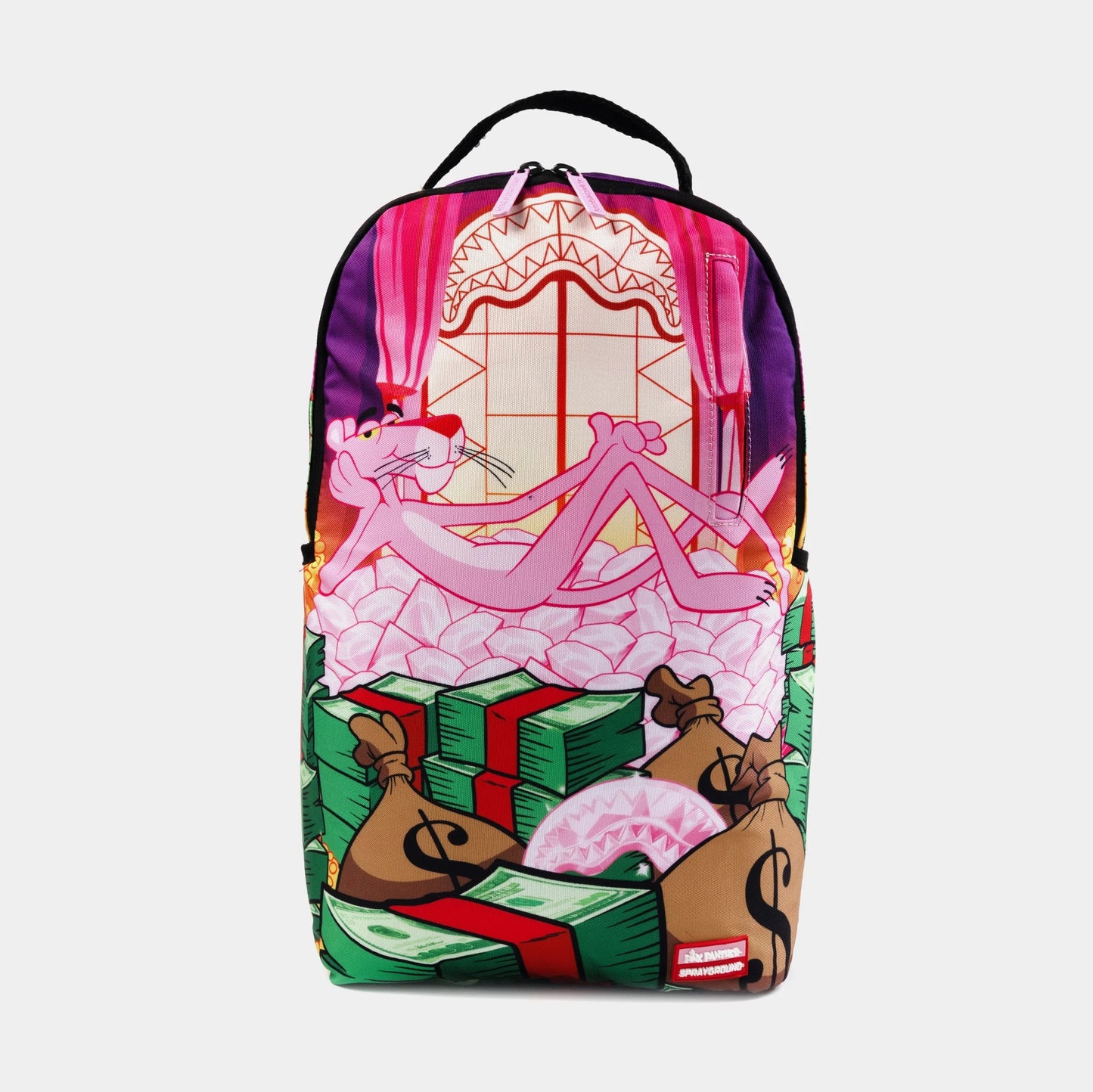 spraygpund pink panther backpack