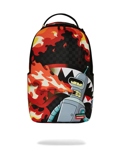 sprayground bender fire drama backpack