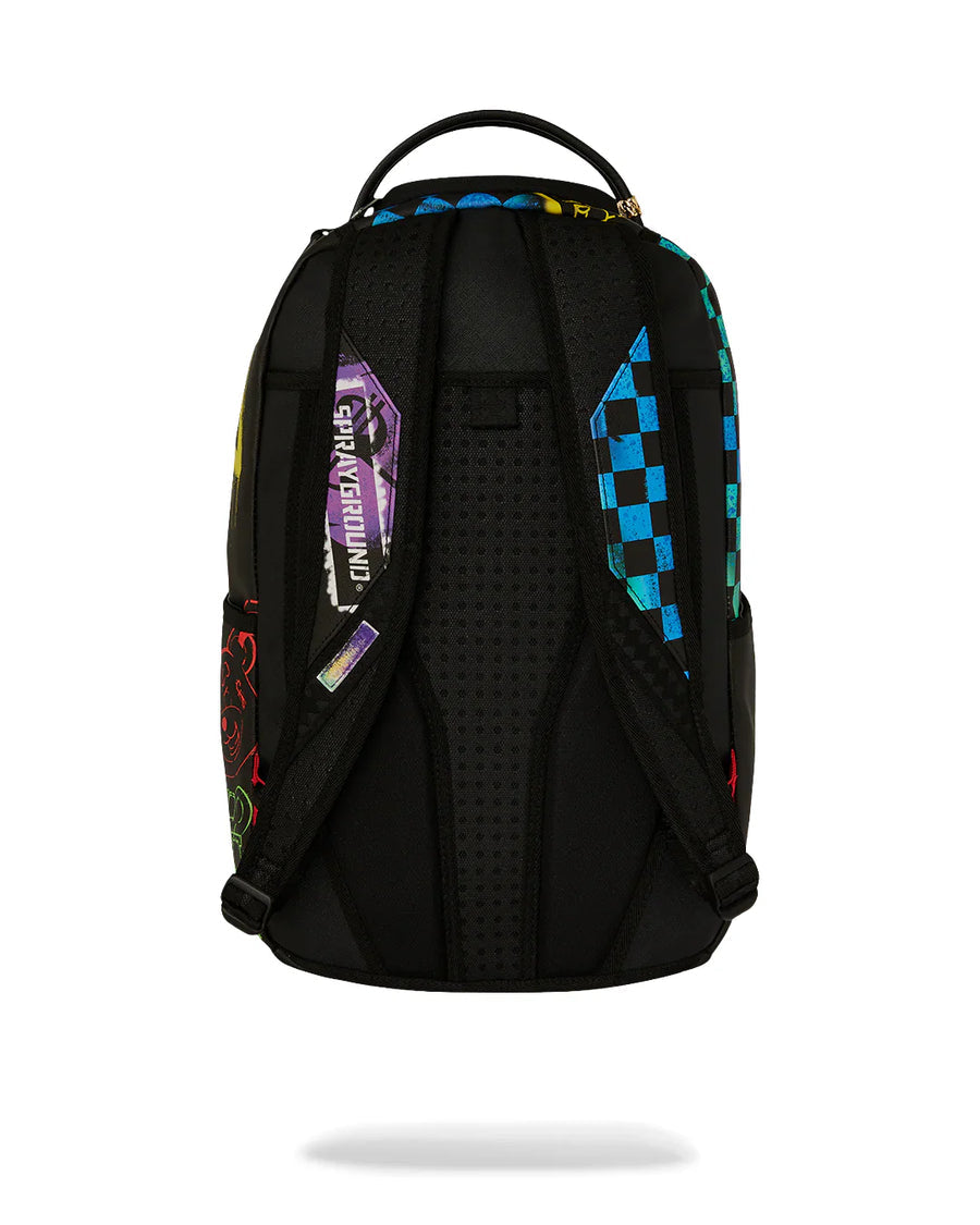 sprayground shark central backpack