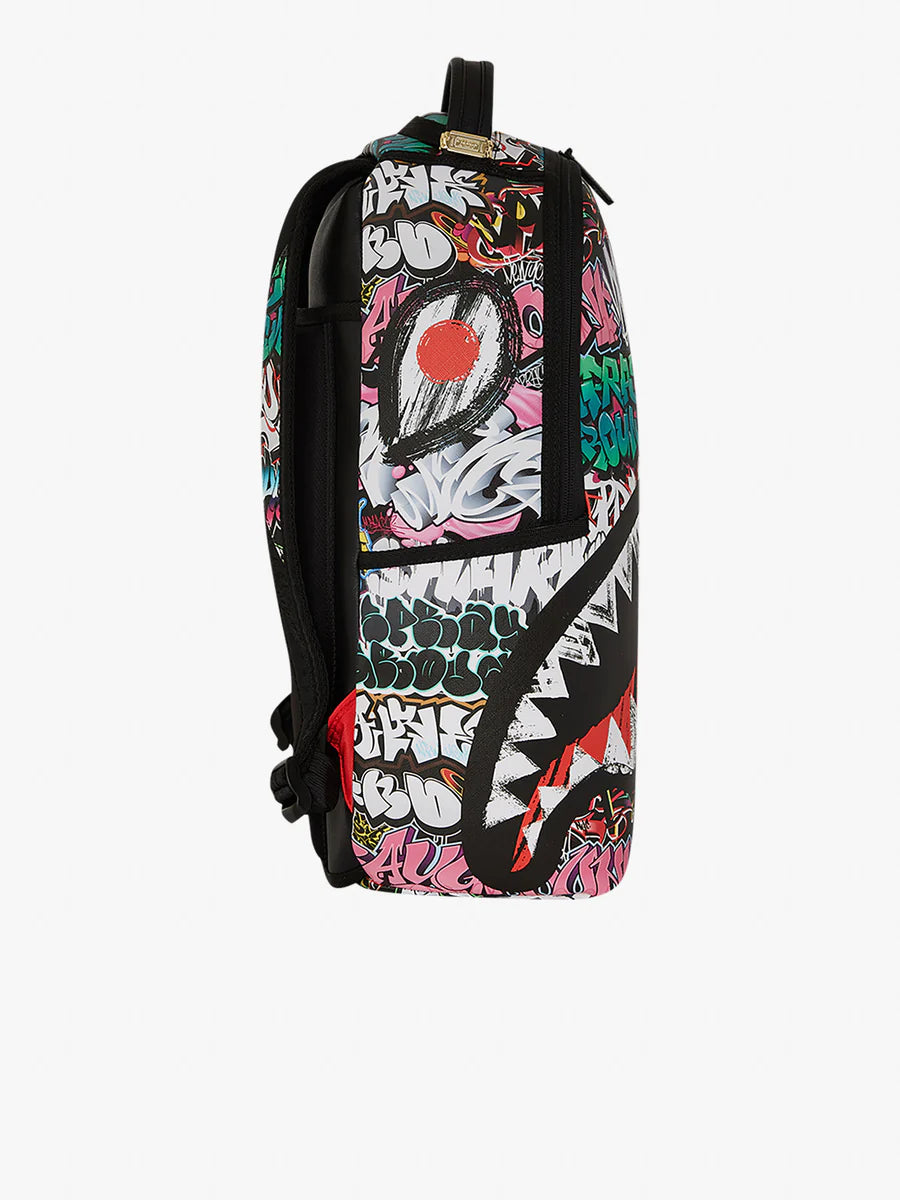 sprayground split cybershark backpack
