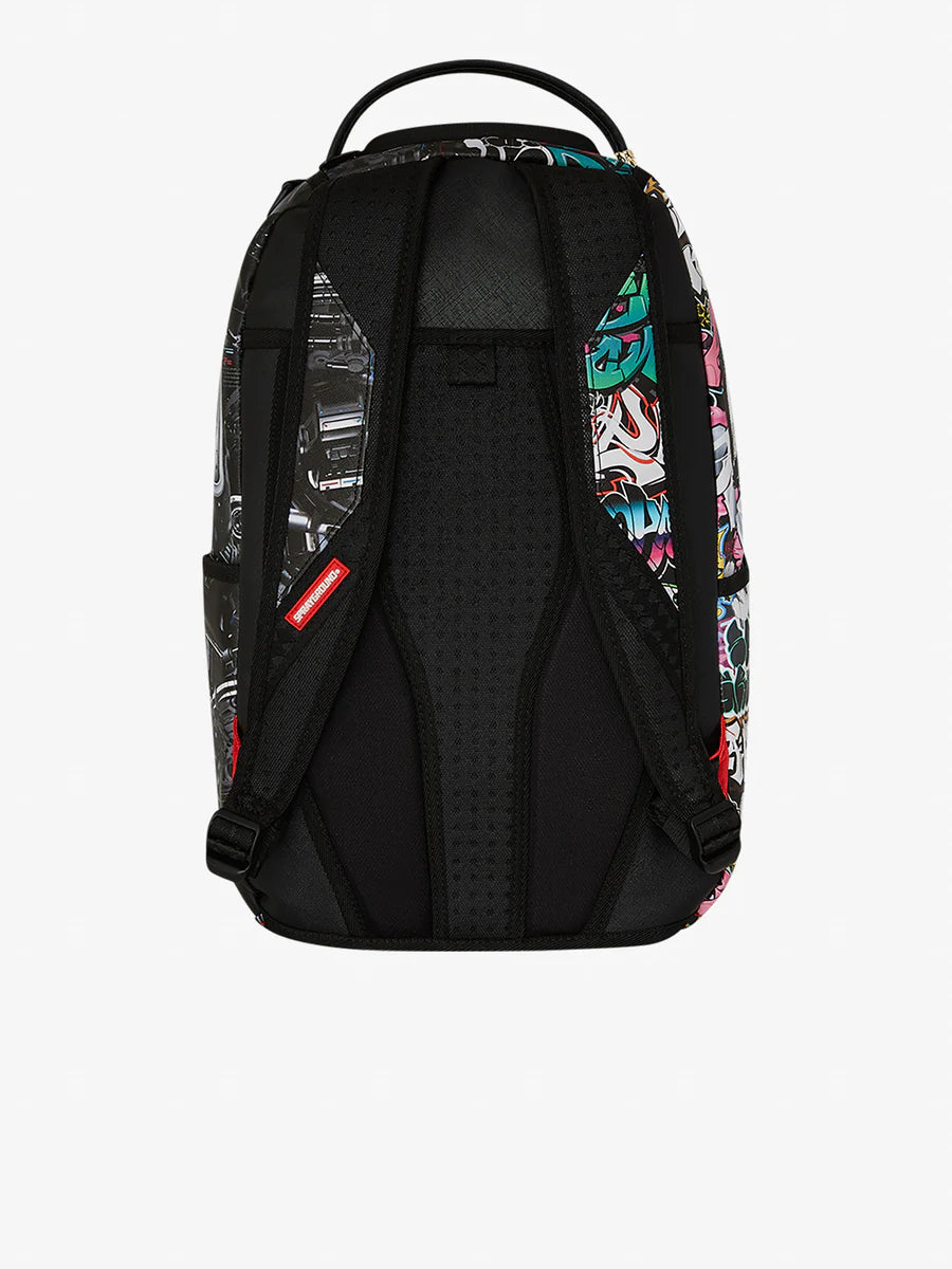 sprayground split cybershark backpack