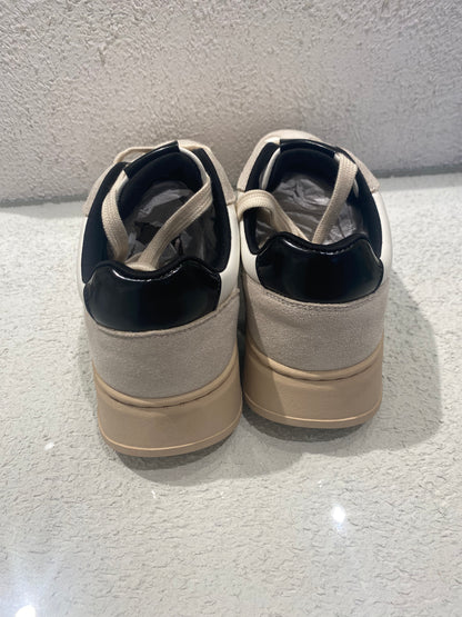 gold sneakers striscia brillantinata