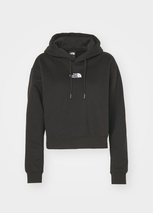 tnf w essential crop hoodie