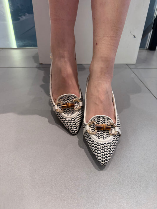 gold sling back accessorio legno