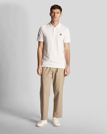 lyle & scott plain polo shirt