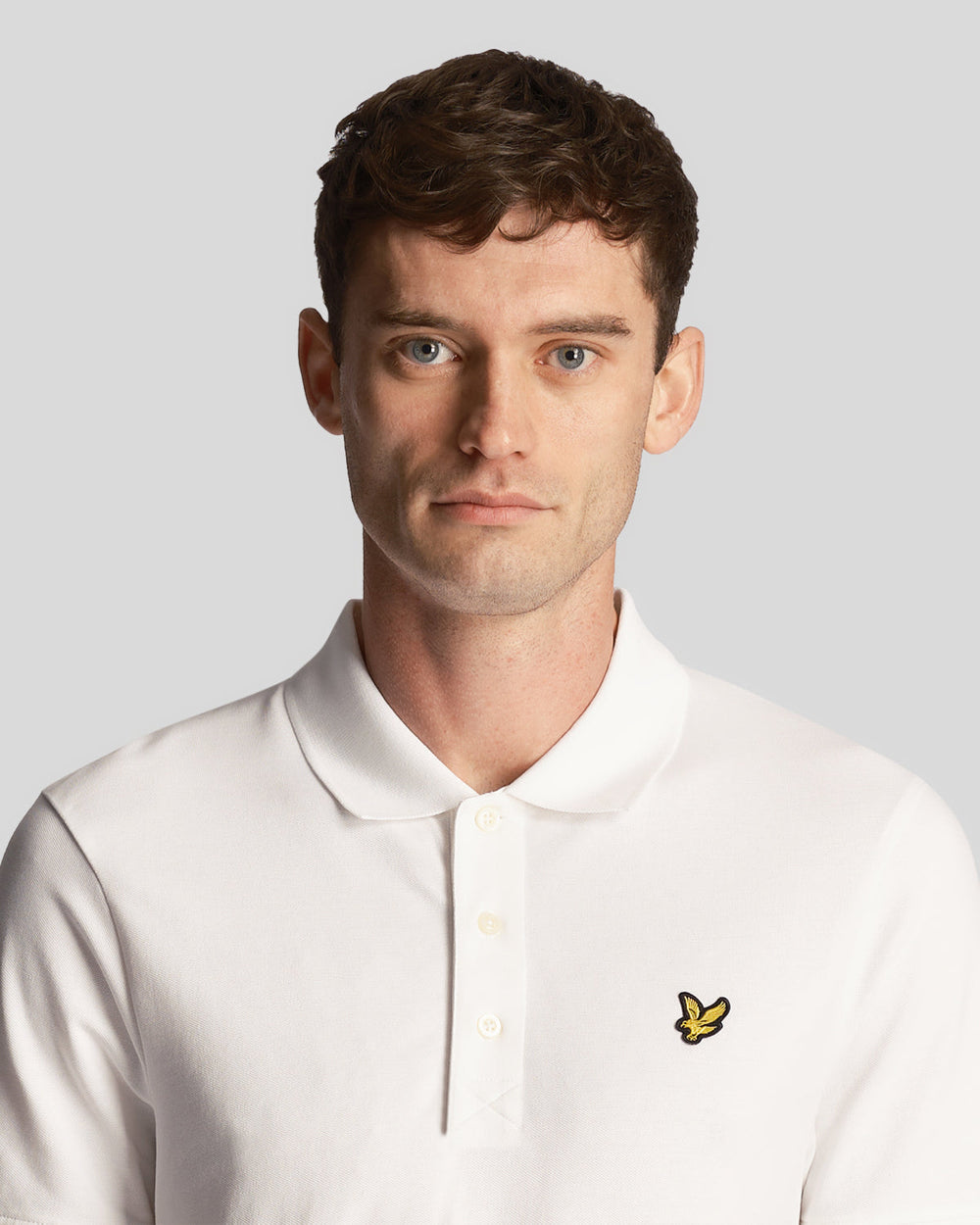 lyle & scott plain polo shirt