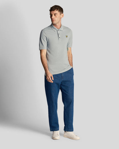 lyle & scott plain polo shirt