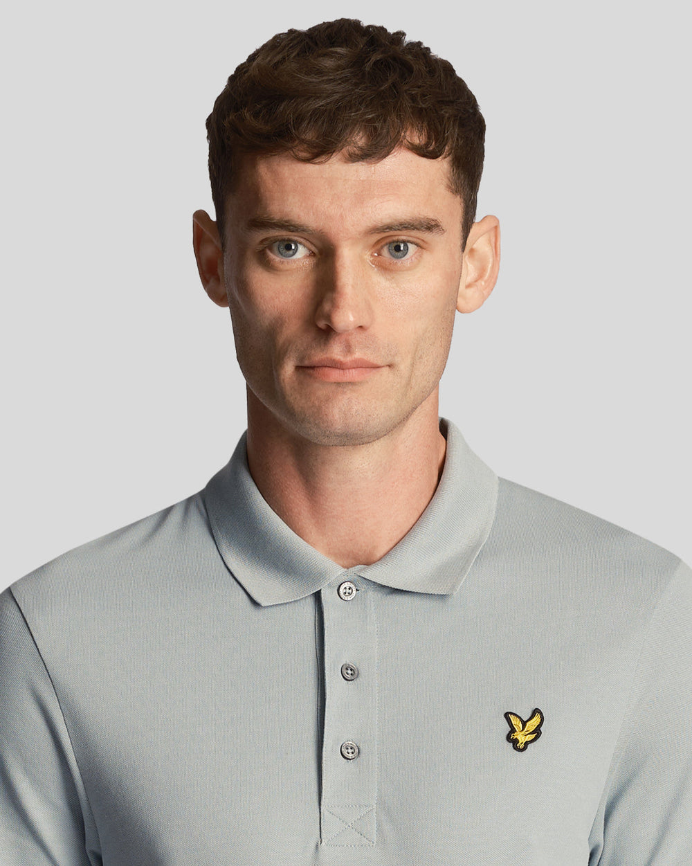 lyle & scott plain polo shirt