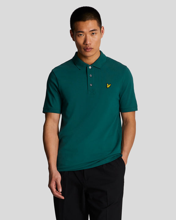 lyle & scott plain polo shirt