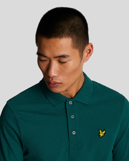 lyle & scott plain polo shirt