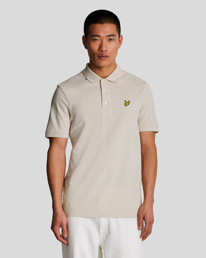 lyle & scott plain polo shirt