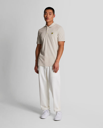 lyle & scott plain polo shirt