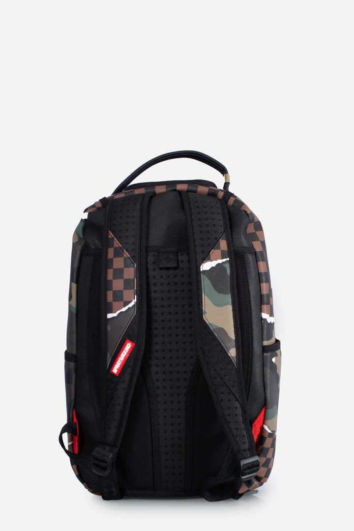 sprayground tear it up camo bckpck