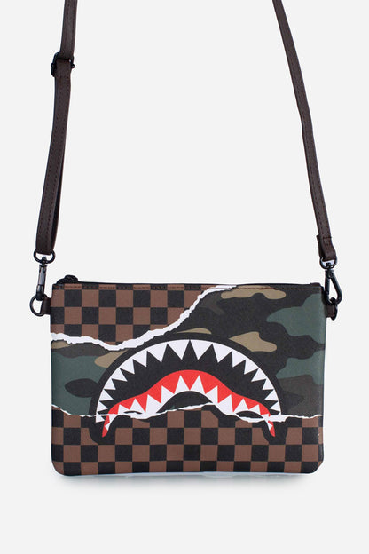 sprayground tear it up camo pochette