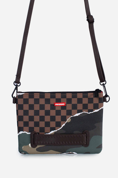 sprayground tear it up camo pochette