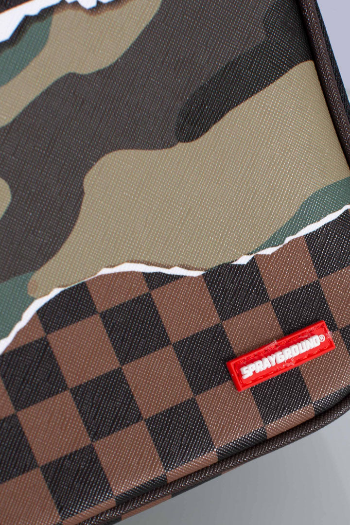 sprayground tear it up camo toiletry