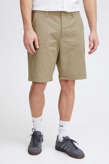 solid shorts chinos cotton